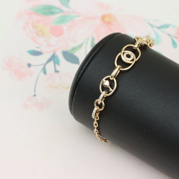 Elegant Rose Gold Bracelet with Heart and CZ Accents for Women, XPBL0628 - Picture 9 of 12